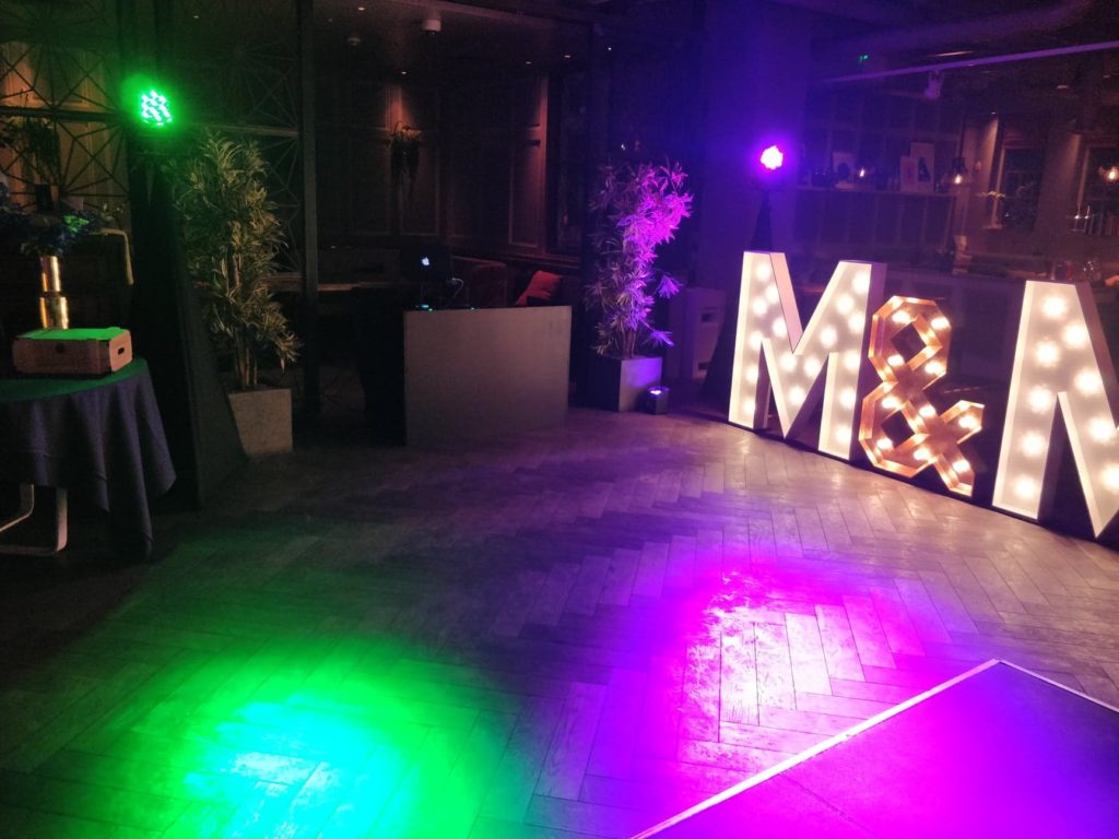 DJ Set Up Booth Lighting Anthologist Bar