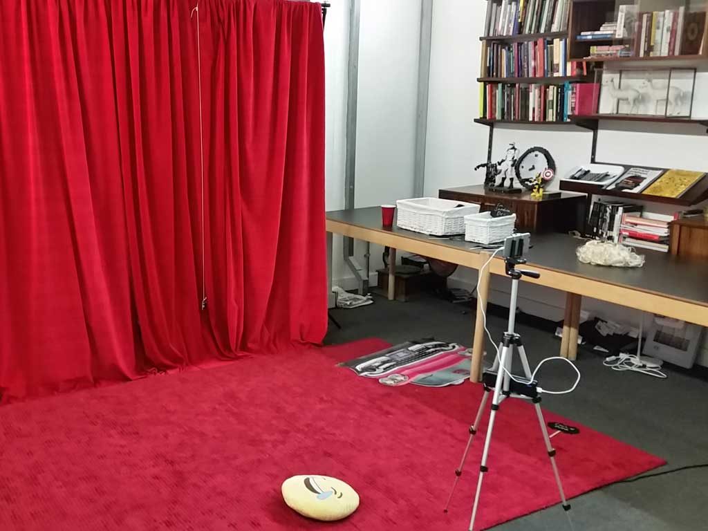 DIY Corporate Office Party Photo Booth