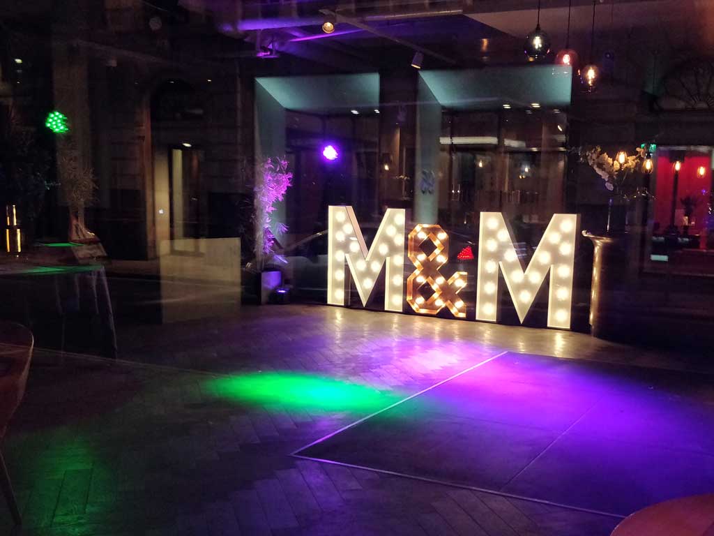 Wedding reception at The Anthologist bar, London