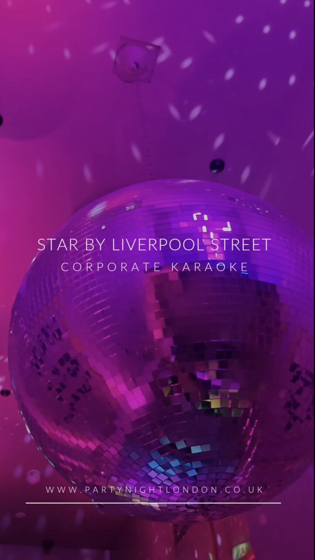 Karaoke DJ host performing at Star by Liverpool Street, London