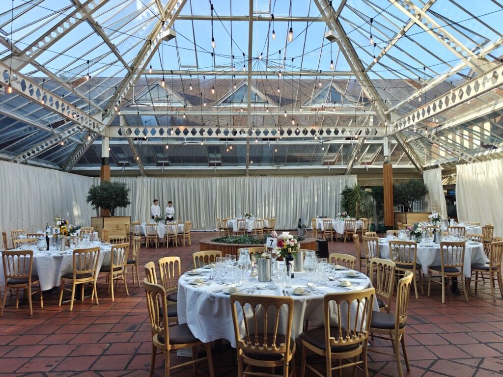 25th wedding anniversary party at Denbies Wine Estate