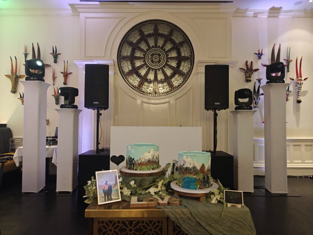 Indian wedding DJ hire at Bombay Brasserie restaurant, London