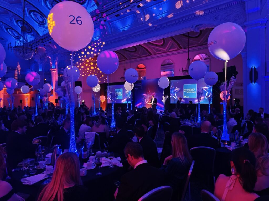 Corporate awards gala after-party with DJ at Grand Connaught Rooms, London