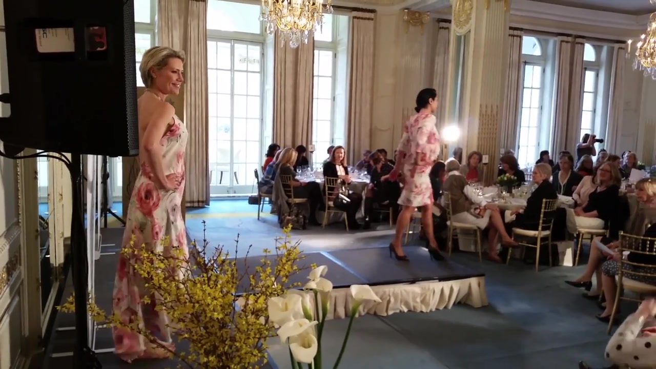 Fashion show at the Mandarin Oriental